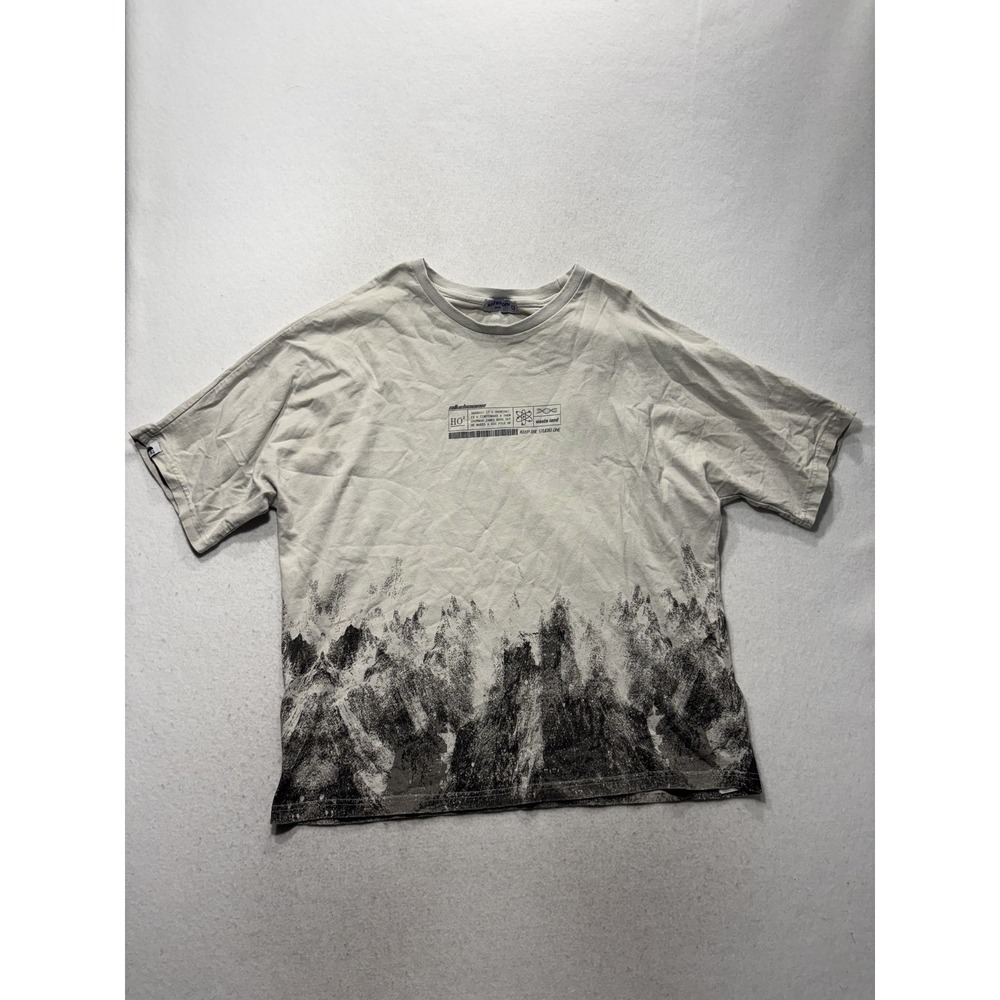 Aelfric Eden Shirt Mens Large Beige Keep The Studio One Graphic Tee Mountain